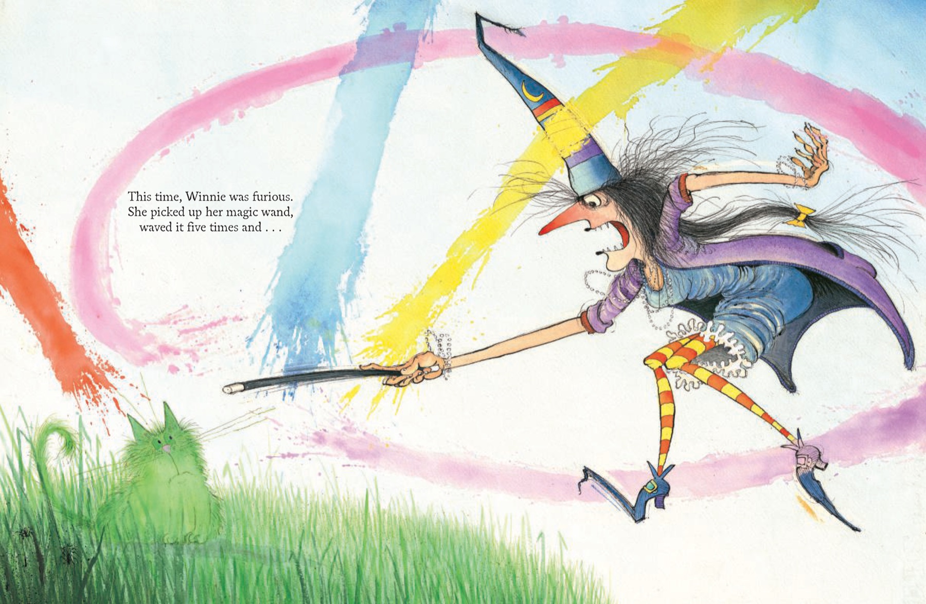 Wilbur after Winnie's colorful spell